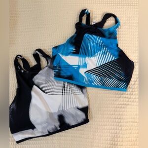 Under Armour Blue and Black Sports Bra Bundle